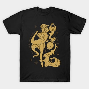 Aquarius Zodiac Sign T-Shirt